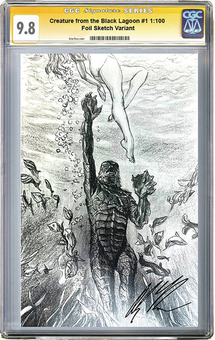 CREATURE BLACK LAGOON #1 ROSS 1 FOR 75 SKETCH SGN CGC
