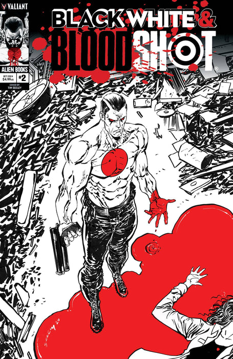 BLACK WHITE & BLOODSHOT #2 (OF 4) CVR C SEELEY