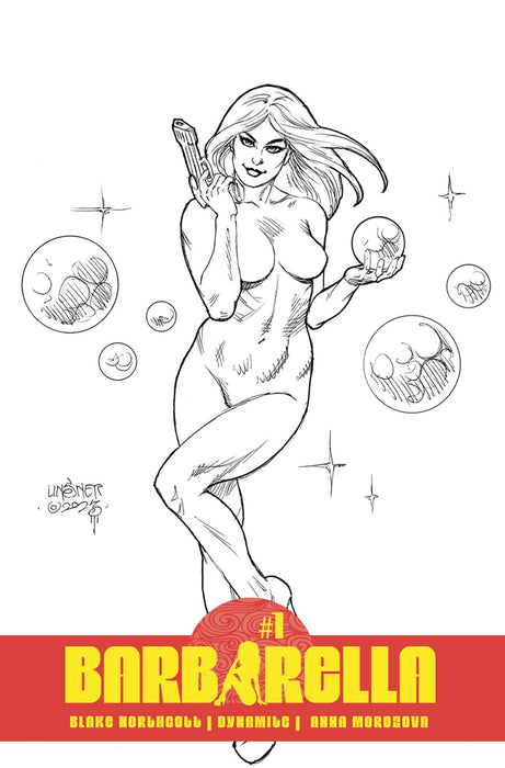 BARBARELLA #1 CVR M 15 COPY INCV LINSNER LINE ART