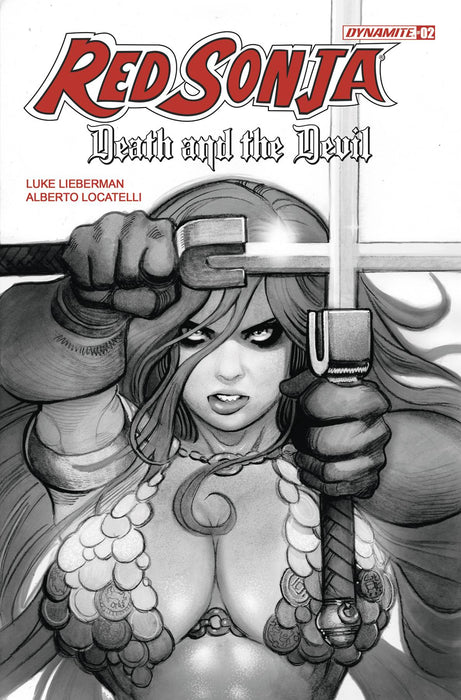 RED SONJA DEATH AND THE DEVIL #2 CVR I 20 COPY INCV MORITAT B&W