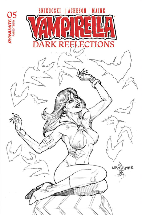 VAMPIRELLA DARK REFLECTIONS #5 CVR I 10 COPY INCV LINSNER LINE ART