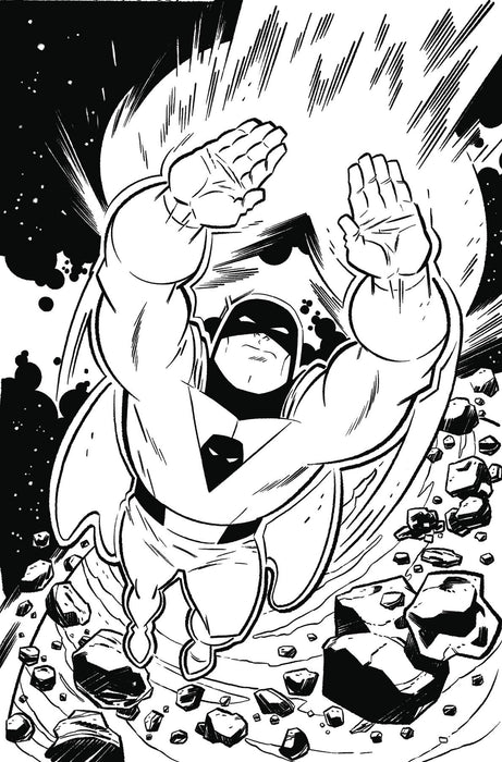 SPACE GHOST #6 CVR K 30 COPY INCV MARQUES & BONE LINE ART B&W VIRGIN