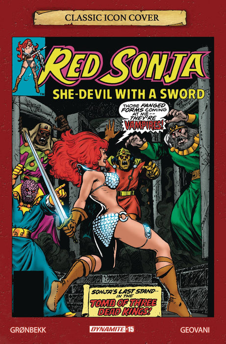 RED SONJA 2023 #15 CVR G 10 COPY INCV BRUNNER ICON