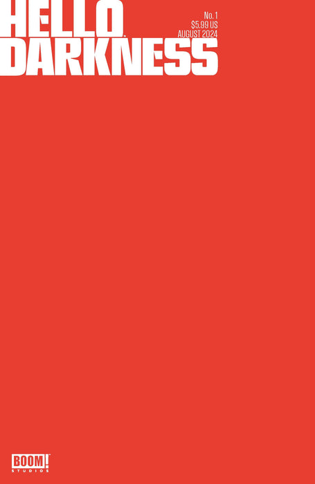 HELLO DARKNESS #1 2ND PTG CVR B BLANK SKETCH VAR