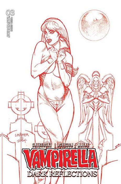 VAMPIRELLA DARK REFLECTIONS #3 CVR R 11 COPY FOC INCV LINSNER RED LINE ART