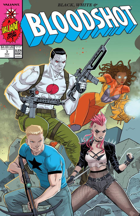 BLACK WHITE & BLOODSHOT #3 (OF 4) CVR D (X VAR) ORTIZ