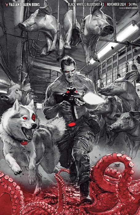 BLACK WHITE & BLOODSHOT #3 (OF 4) CVR E GUEDES VIRGIN