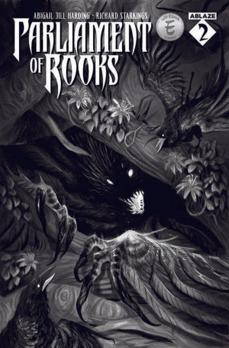 PARLIAMENT OF ROOKS #2 CVR B ABIGAIL JILL HARDING B&W