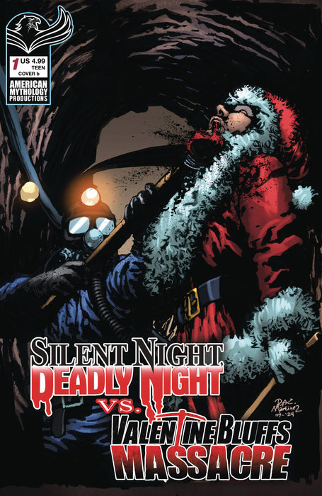 SILENT NIGHT DEADLY NIGHT VS VALENTINE BLUFFS MASSACRE #1 CVR B MINER WINS