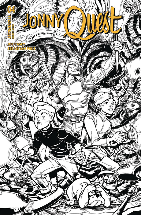 JONNY QUEST #4 CVR I 15 COPY INCV HARDIN LINE ART