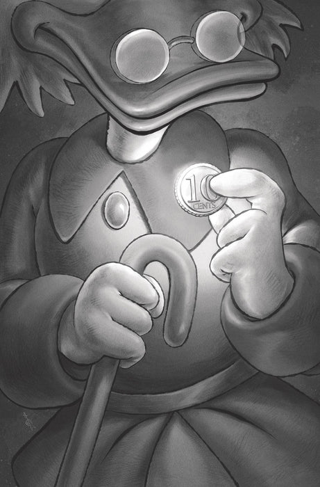 DUCKTALES #1 CVR S 75 COPY INCV QUAH B&W VIRGIN