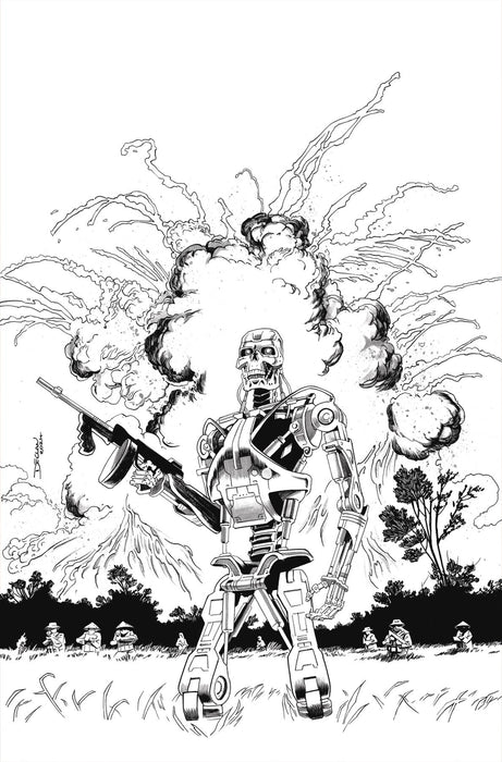 TERMINATOR #2 CVR L 25 COPY INCV SHALVEY LINE ART VIRGIN