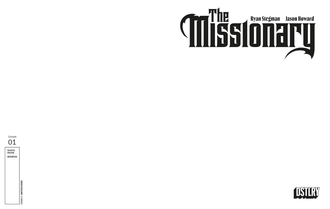 MISSIONARY #1 (OF 3) CVR G BLANK SKETCH VAR