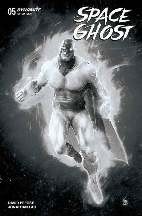 SPACE GHOST #5 CVR O 5 COPY FOC INCV BARENDS B&W