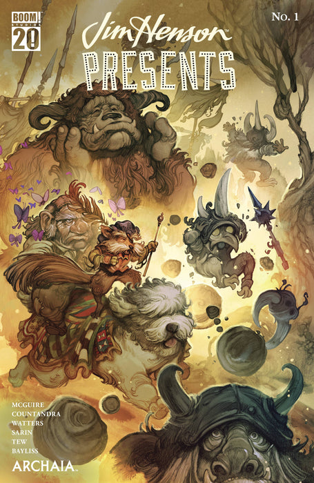 JIM HENSON PRESENTS #1 (OF 4) CVR C 10 COPY INCV GODBEY