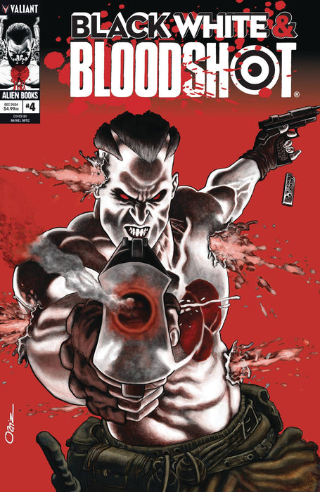 BLACK WHITE & BLOODSHOT #4 (OF 4) CVR A ORTIZ