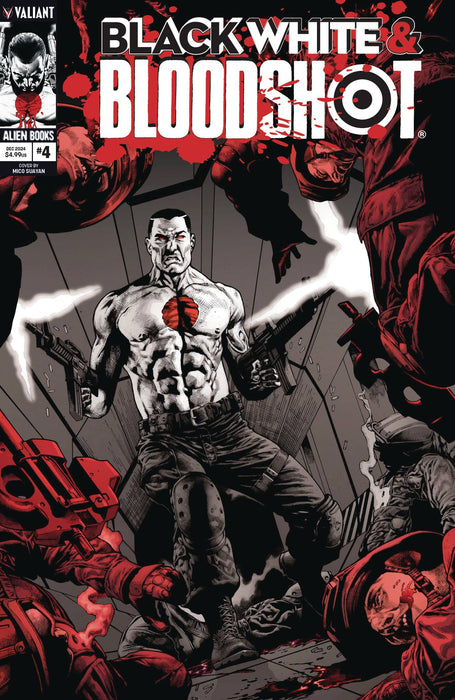 BLACK WHITE & BLOODSHOT #4 (OF 4) CVR B SUAYAN