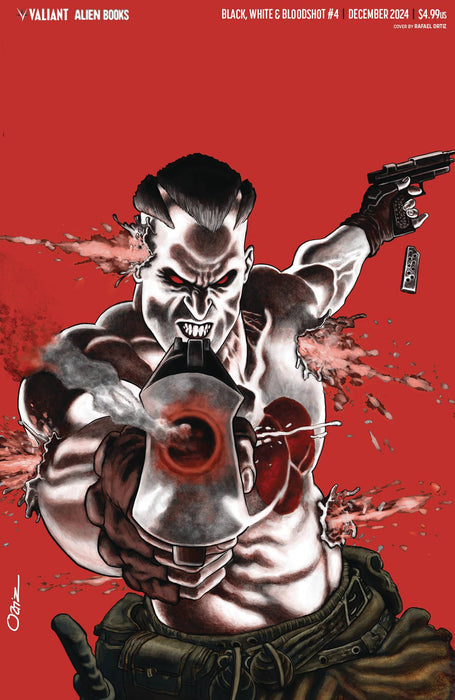 BLACK WHITE & BLOODSHOT #4 (OF 4) CVR D ORTIZ VIRGIN