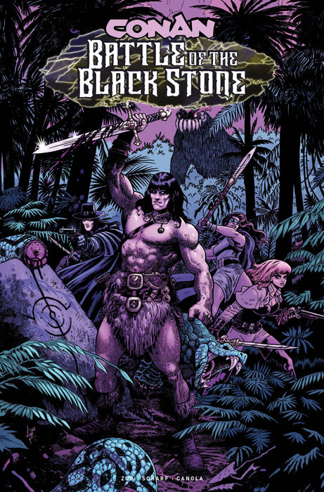 CONAN BARBARIAN BATTLE BLACKSTONE #4 (OF 4) CVR B BELANGER