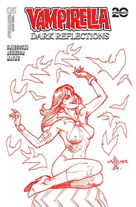 VAMPIRELLA DARK REFLECTIONS #5 CVR R 11 COPY FOC LINSNER RED LINE ART