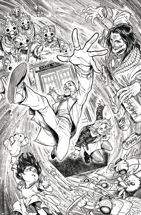 DOCTOR WHO FIFTEENTH DOCTOR #4 (OF 4) FOC ANDREO B&W VIRGIN