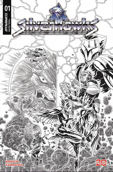 SILVERHAWKS #1 CVR ZA 30 COPY INCV STOKOE LINE ART