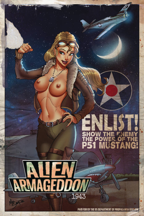 ALIEN ARMAGEDDON 1944 #3 CVR B UNCENSORED ED