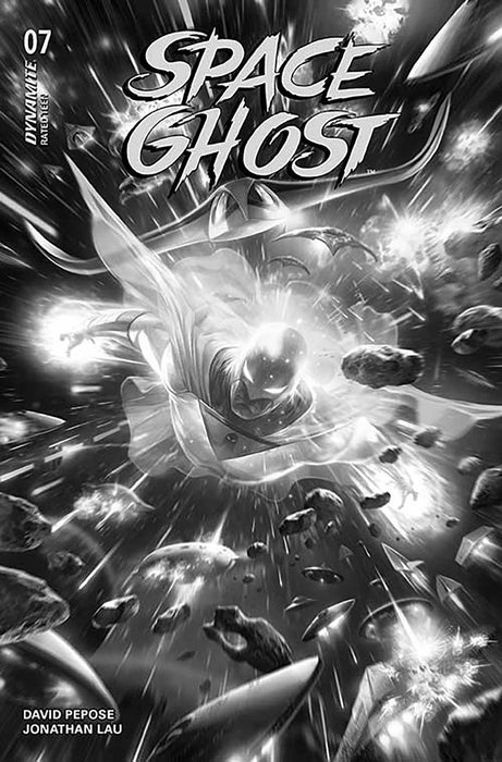 SPACE GHOST #7 CVR P 7 COPY FOC INCV MATTINA B&W