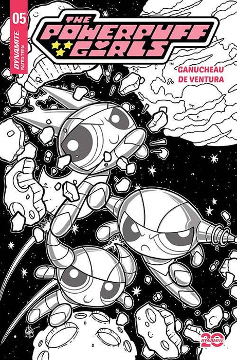 POWERPUFF GIRLS #5 CVR K 5 COPY FOC INCV HAESER LINE ART