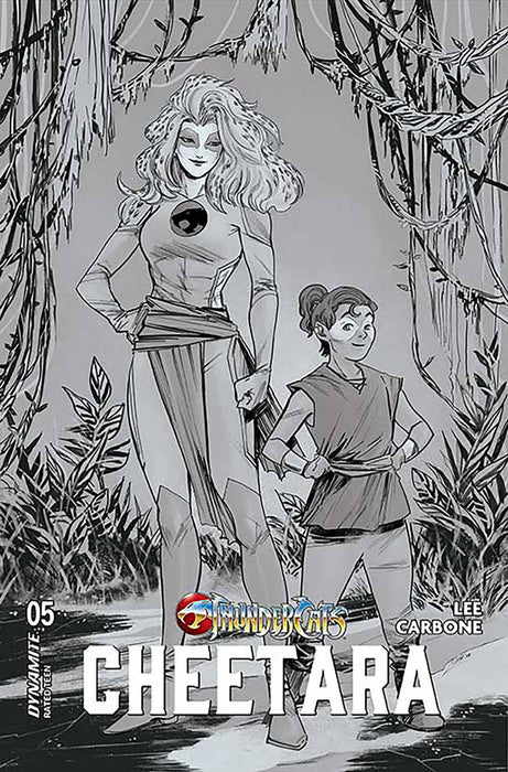 THUNDERCATS CHEETARA #5 CVR M 10 COPY FOC INCV LEE B&W