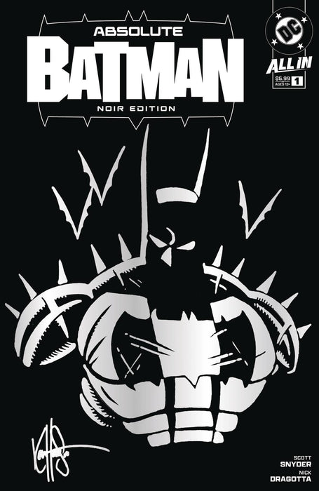 DF ABSOLUTE BATMAN NOIR #1 HAESER SGN & REMARKED SILVER BATMAN (NOTE: Quantities are limited. Allocations may occur.)
