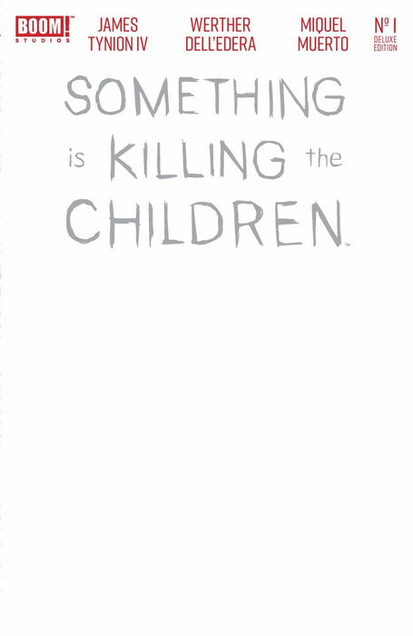 SOMETHING IS KILLING THE CHILDREN DELUXE EDITION #1 CVR F FOIL SKETCH