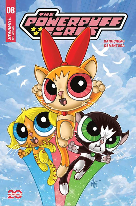 POWERPUFF GIRLS #8 CVR E 10 COPY INCV HEASER ORIGINAL