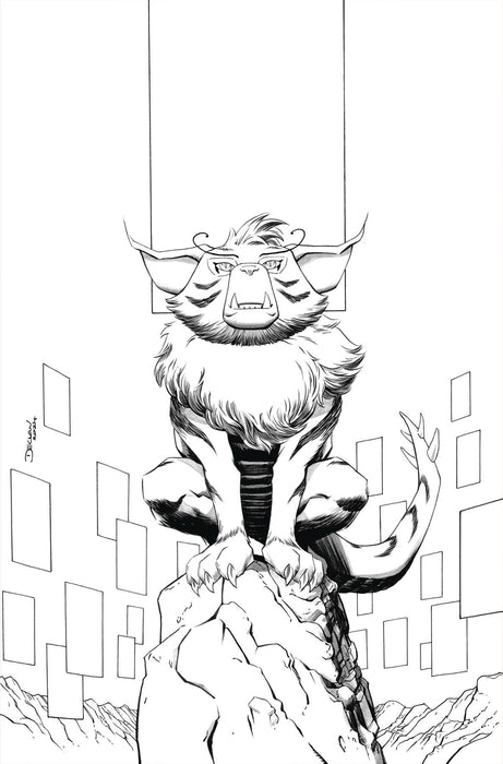 THUNDERCATS #13 CVR S 25 COPY INCV SHALVEY LINE ART VIRGIN