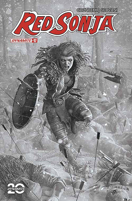 RED SONJA 2023 #17 CVR N 7 COPY FOC INCV BARENDS B&W