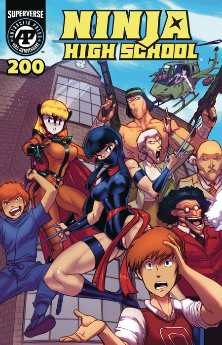 NINJA HIGH SCHOOL #200 CVR B FRED PERRY