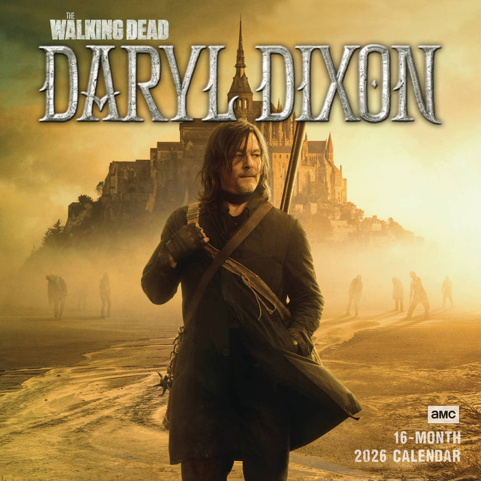 WALKING DEAD DARYL DIXON 2026 WALL CALENDAR