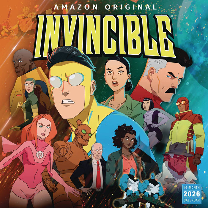 INVINCIBLE AMAZON ORIGINAL 2026 WALL CALENDAR