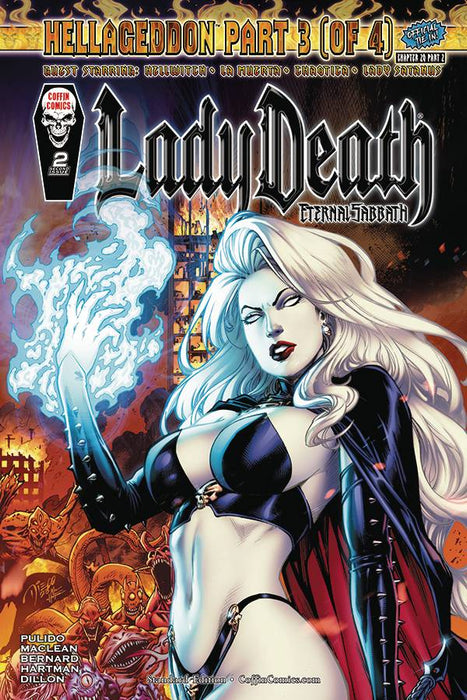 LADY DEATH ETERNAL SABBATH #2 (OF 2) CVR A DIEGO BERNARD (Signed by Brian Pulido)