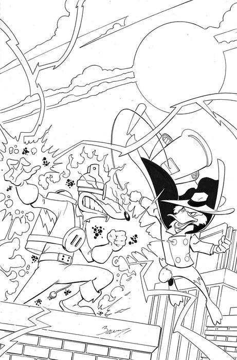 DARKWING DUCK #1 CVR Z 10 COPY FOC INCV BAGLEY LINE ART VIRGIN
