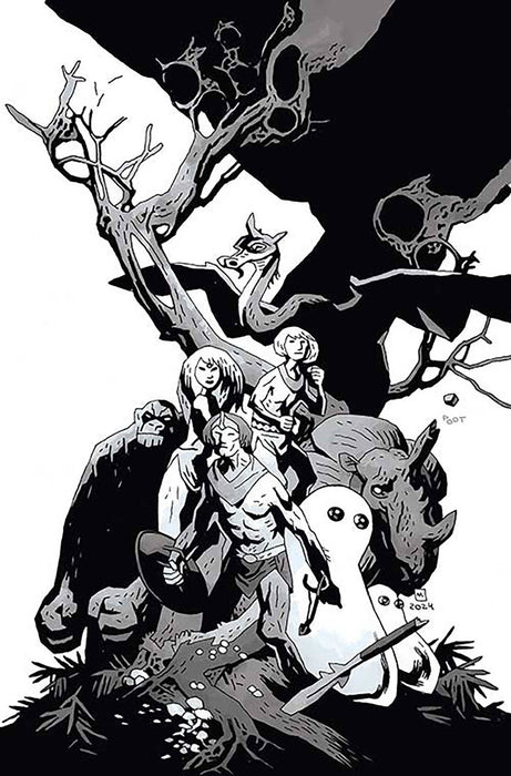 HERCULOIDS #1 CVR ZH 15 COPY FOC INCV MIGNOLA LINE ART VIRGIN