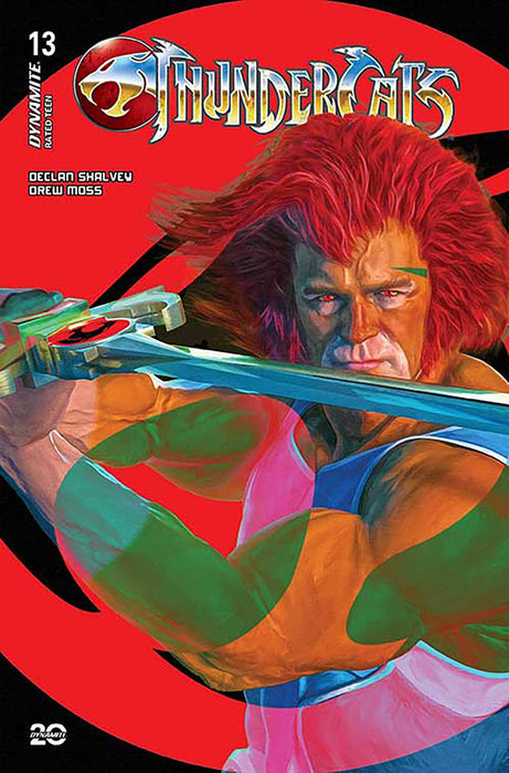 THUNDERCATS #13 CVR W FOC SPEARS RED BACKGROUND