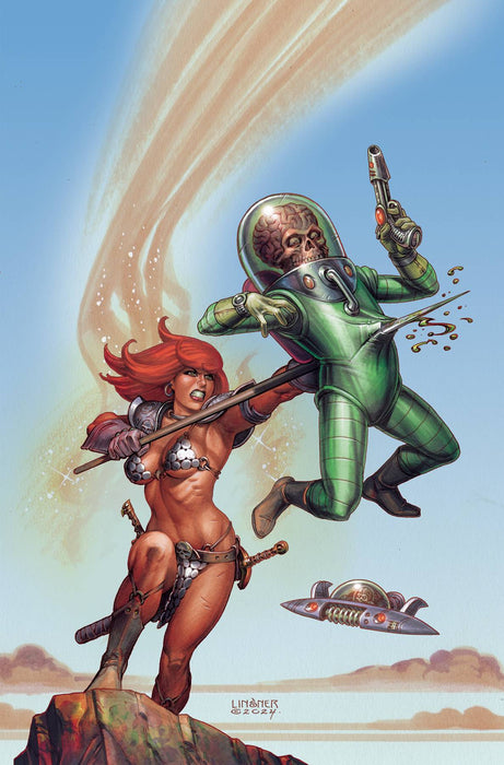 RED SONJA ATTACKS MARS #3 CVR D JOSEPH MICHAEL LINSNER LTD VIRGIN VAR