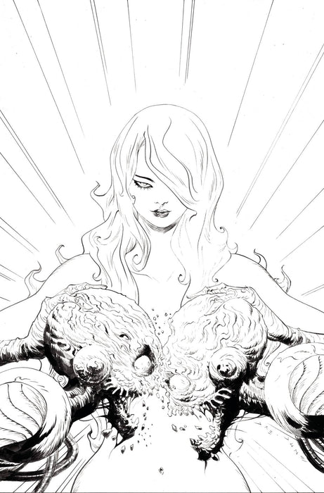 RED SONJA ATTACKS MARS #3 CVR G 15 COPY INCV LEE LINE ART VIRGIN