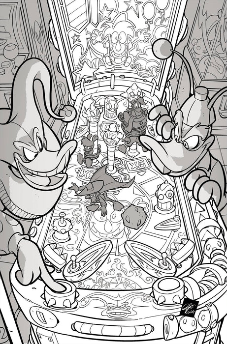 DARKWING DUCK #4 CVR K 15 COPY INCV CANGIALOSI LINE ART VIRGIN