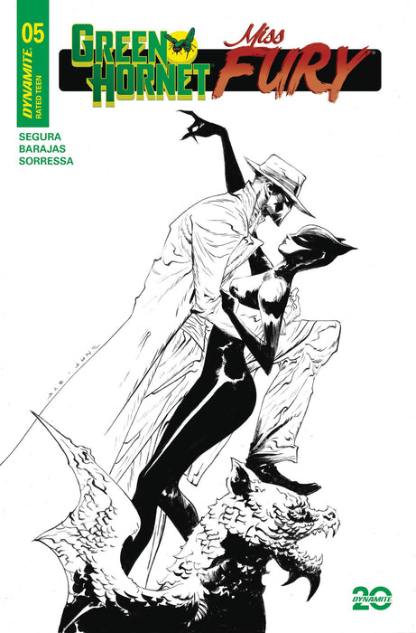 GREEN HORNET MISS FURY #5 CVR E 10 COPY INCV LEE LINE ART