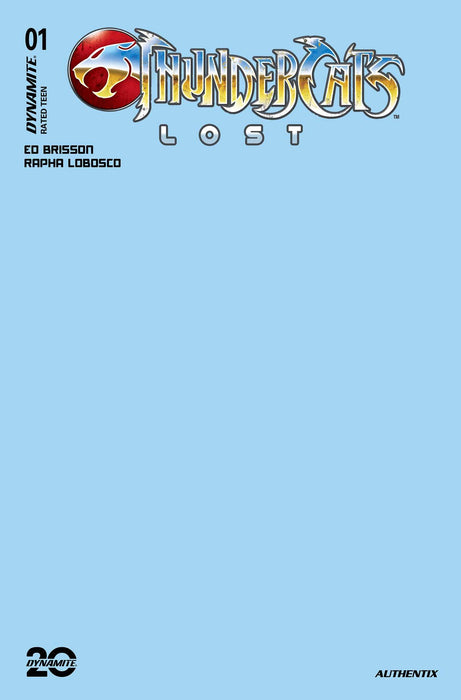 THUNDERCATS LOST #1 CVR T FOC BLUE BLANK AUTHENTIX