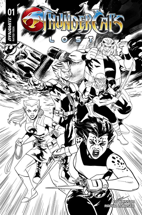 THUNDERCATS LOST #1 CVR U 7 COPY FOC INCV LOBOSCO LINE ART