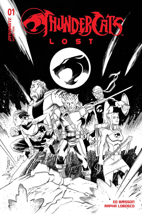 THUNDERCATS LOST #1 CVR W 7 COPY FOC INCV SHALVEY LINE ART
