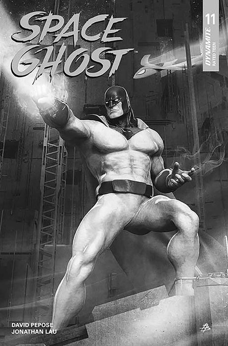 SPACE GHOST #11 CVR M 5 COPY FOC INCV BARENDS B&W